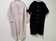 無印良品 西松屋 マタニティ 授乳パジャマワンピース 2点セット産前産後Mサイズ