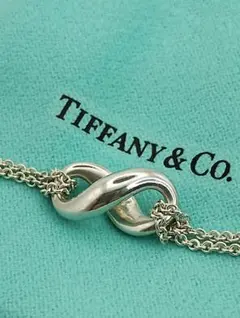 【美品】Tiffany & Co. ティファニー インフィニティ ネックレス