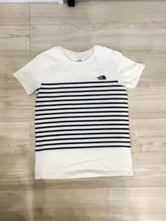 【美品】THE NORTH FACE ストライプ Tシャツ M