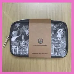 新品未開封　ヘラルボニー JAL ビジネスクラス アメニティ ポーチ