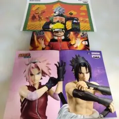 販促ポスター NARUTO カカシ サクラ サスケ 【3枚セット】