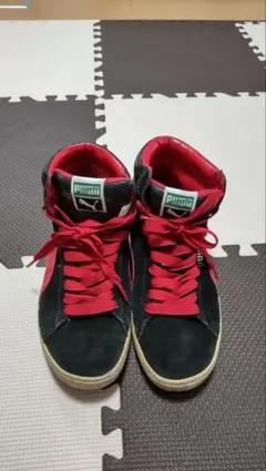 PUMA スニーカー ブラック レッド ハイカットのサムネイル