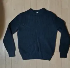 UNIQLO ダークブルー クルーネックセーター M