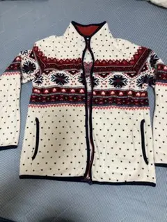 フリースジャケット 150サイズ クリーム色