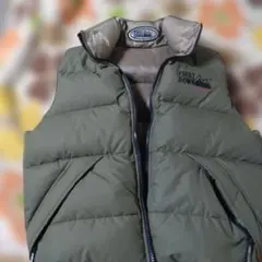 FIRST DOWN ダウンベスト オリーブグリーン