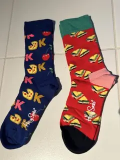 【新品】Happy Socks 食べ物モチーフ ソックス セット23-25.5