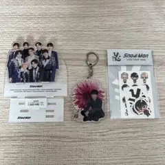 Snow Man アクリルスタンド 渡辺翔太キーホルダー、シール