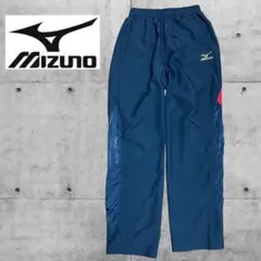 美品 MIZUNO ミズノ シャカパン ナイロン パンツ 黒 スポーツ ジム 冬