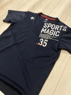 デサント　Sports Magic 半袖Tシャツ S ネイビー
