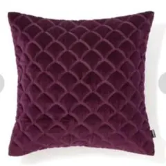 Francfranc ベルベットスケイプ クッションカバー 45x45 パープル