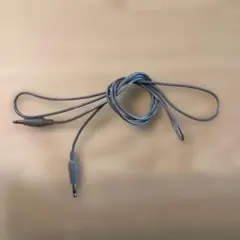 オーディオケーブル 3.5mmミニジャック 約1.5m グレー