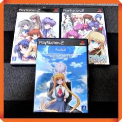 PS2ソフト【Key泣きゲー３本★動作確認済】AIR、クラナド、リトルバスターズ