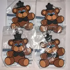 Five Nights at Freddys キーホルダー 4個 ラウンドワン