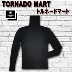 TORNADO MART ブラックタートルネック S