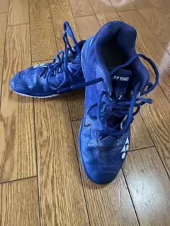YONEX AERUS バドミントンシューズ 青色　サイズ24.5