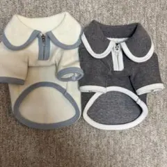 chiot 犬用ジップアップトップス 韓国ブランド 2色セット Sサイズ