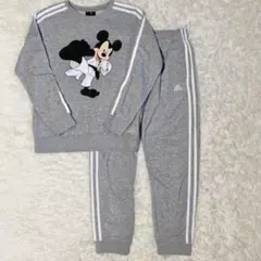 adidas ミッキー スウェット セットアップ トレーナー サイズ150