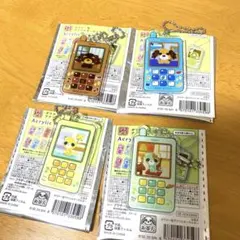 セリア お茶犬 ガラケー型アクリルキーホルダー