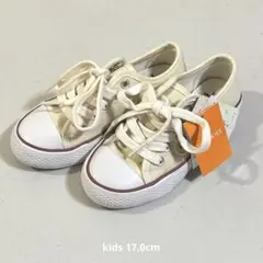 【CHARKIES】キッズコンバース風スニーカー　サイドジップ　17.0cmのサムネイル