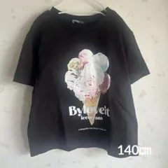 バイラビット Tシャツ 黒 アイス柄 140のサムネイル