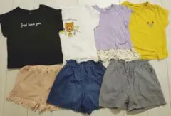 女の子 夏服 まとめ売り 7点セット 120cm