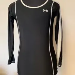 Under Armour ブラック レディースコンプレッションシャツ