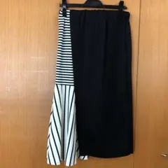 アーモワールカプリス　ジャージー　ロングスカート　アシメントリー　モノトーンのサムネイル