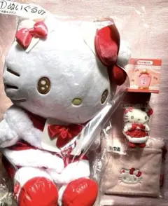 サンリオ当たりくじ　キティ　ぬいぐるみ賞　他3点