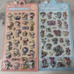 パワーパフガールズ スヌーピー ぷっくりシール 2枚セット