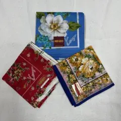 KENZO ハンカチ 3枚セット 花柄のサムネイル