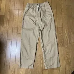 ベージュ M チノパン ウエストゴム