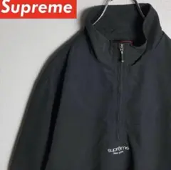 Supreme ハーフジップジャケット ブラック Supreme ハーフジップ フリース プルオーバー FW23 関税送料込