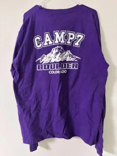 CAMP7 ロングスリーブTシャツ X-LARGE 紫