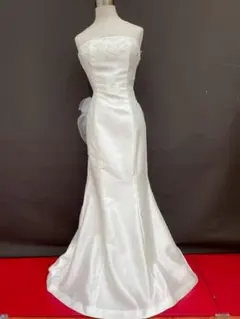 特別セール T-401-127中古ウエディングドレス☆オフホワイト