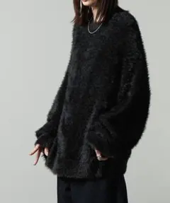 【Alfred Alex】オーバーサイズシャギーニット　サイズM