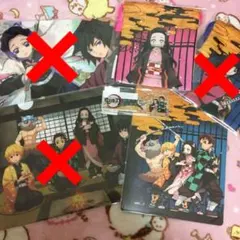 鬼滅の刃 文房具セット 定規 下敷き 巾着