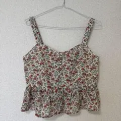 クレドソル　花柄ビスチェ