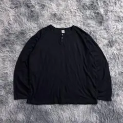 ヘンリーネック 長袖