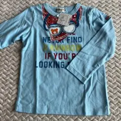 新品 ミキハウス ホットビスケッツ BISCUITS 水色Tシャツ110
