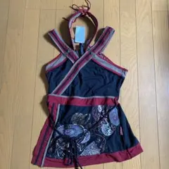 OZZ ONESTE 狐面プリント 和チャイナキャミソールのサムネイル