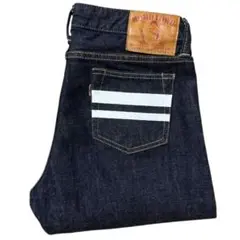 桃太郎ジーンズ 13oz 出陣レーベル レギュラーライブタイトストレートデニム