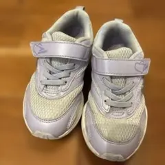 瞬足　ライトパープル スニーカー 18cm