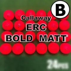 【B54】キャロウェイ ERC BOLD 赤マット ロストボール24球のサムネイル