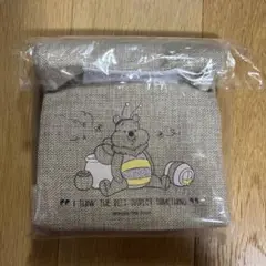 くまのプーさん 麻風ポーチ