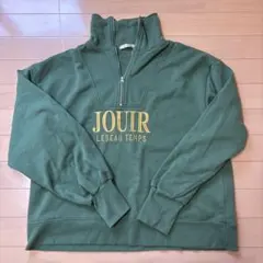 ems ハーフジップ スウェット グリーン