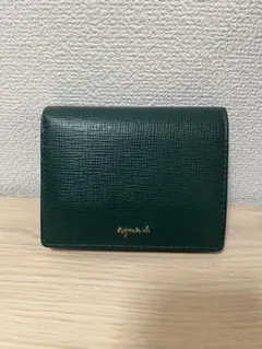 agnes b. アニエスベー 二つ折り財布 グリーンのサムネイル