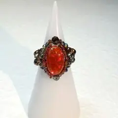 No.3966 ビーズリングハンドメイド(12～14号)