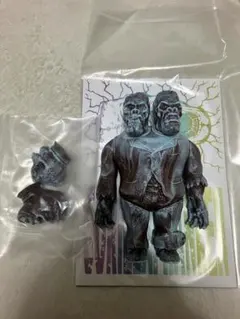 もうこやま ゴリラフランケン チョコミントマーブル成形 ソフビ もうこやま ゴリラフランケン チョコミントマーブル成形 おまけ付