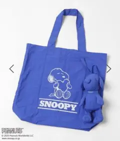 ローリーズファーム【Me%】SNOOPY/トートバッグ　ブルー