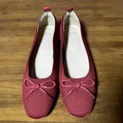 メッシュ素材フラットシューズ【メヌエ】